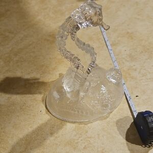 Source Unknown Clear Seahorse Figurine